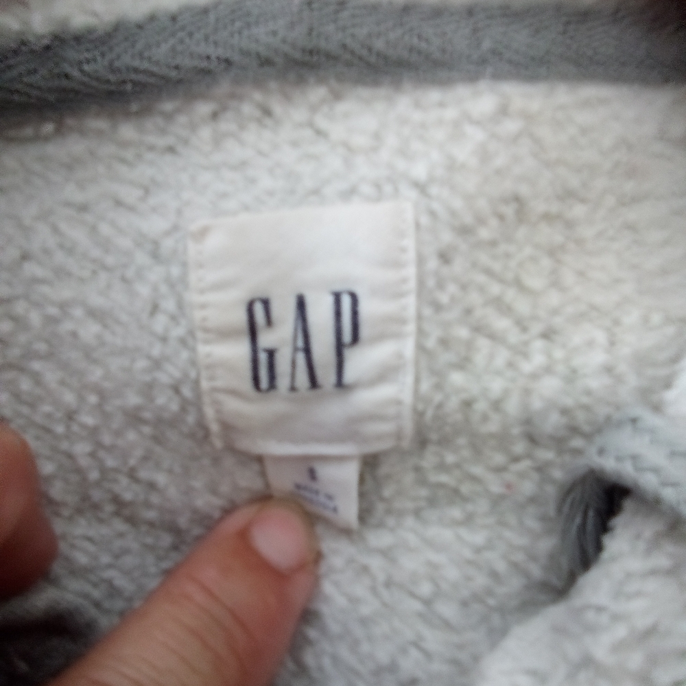 GAP Men's Gray Hoodie Sweater ( Bag Z ) - Picture 3 of 3